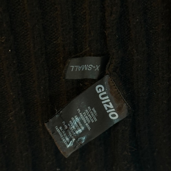 GUIZIO Black Nell Zip Up Size XS - Picture 6 of 9